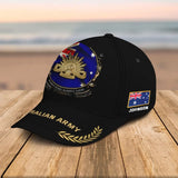 Personalized Australian Veteran Logo Always Ready Always There Custom Name 3D Cap Printed AHVQ241009