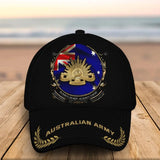 Personalized Australian Veteran Logo Always Ready Always There Custom Name 3D Cap Printed AHVQ241009