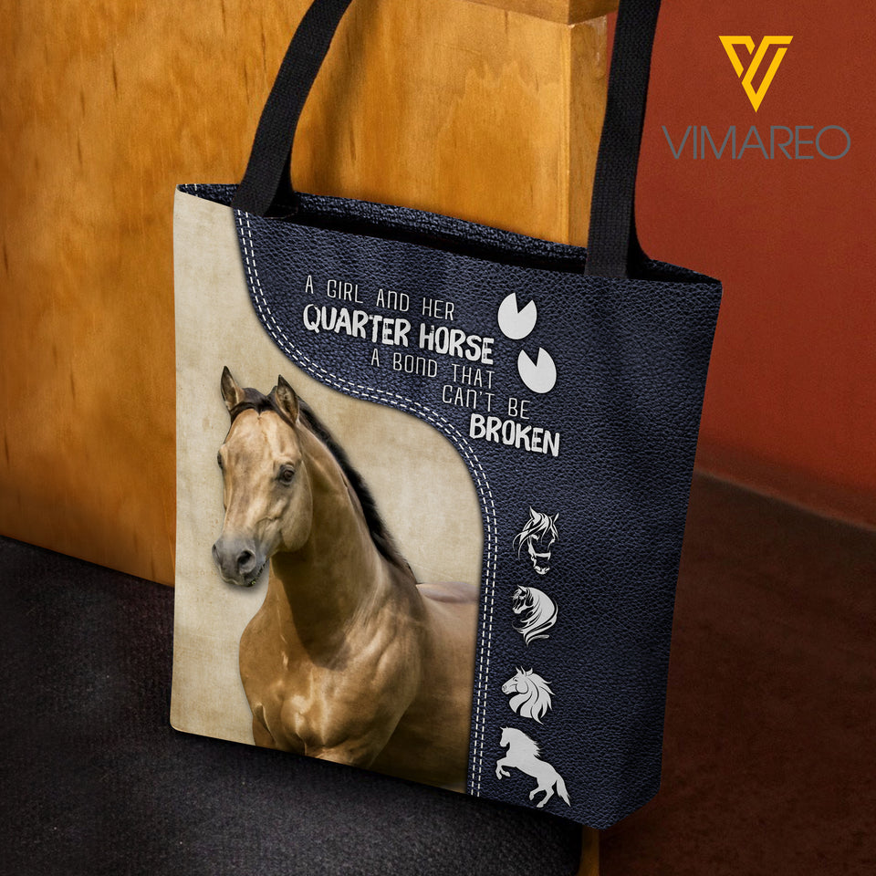 QUARTER HORSE TOTE BAG