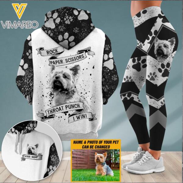 PERSONALIZED DOG HOODIE + LEGGING 3D PRINTED DEC-DT29