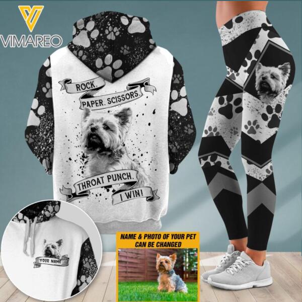 PERSONALIZED DOG HOODIE + LEGGING 3D PRINTED DEC-DT29