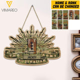 Personalized Australian Soldier Wood Sign Printed 22APR-HQ06