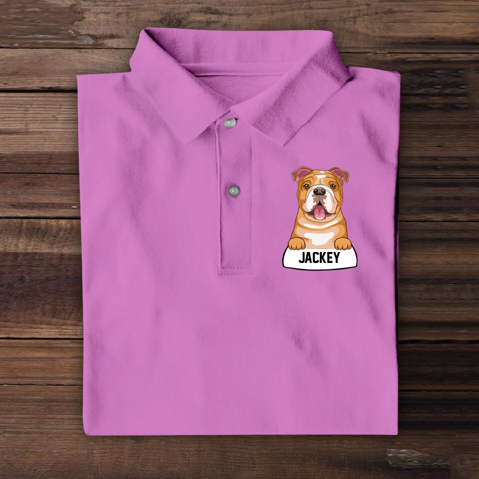 Personalized Dog Custom Polo Printed QTHQ1607