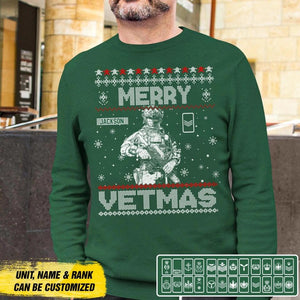 Personalized British Veterans/Soldier Crew Neck Sweatshirt Printed 22OCT-DT12