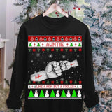 Personalized Auntie Like A Mom But A Cooler Christmas Crew Neck Sweatshirt Printed 22OCT-HY15