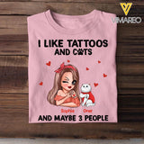 Personalized I Like Tattoos And Cat Shirt Printed 22NOV-HQ07