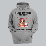 Personalized I Like Tattoos And Cat Shirt Printed 22NOV-HQ07