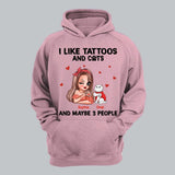 Personalized I Like Tattoos And Cat Shirt Printed 22NOV-HQ07