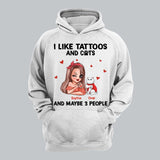 Personalized I Like Tattoos And Cat Shirt Printed 22NOV-HQ07