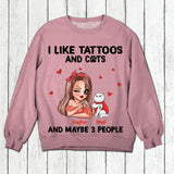Personalized I Like Tattoos And Cat Shirt Printed 22NOV-HQ07