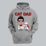 Personalized Cat Dad I Love Cat Tshirt Printed 22NOV-DT07