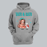 Personalized Tats & Cats Girl Love Tattoos And Cat Shirt Printed 22NOV-DT07