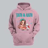 Personalized Tats & Cats Girl Love Tattoos And Cat Shirt Printed 22NOV-DT07