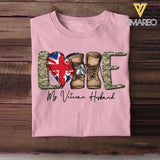 Personalized Love My UK Veteran Husband Tshirt Hoodie Or Sweatshirt Printed QTHQ1211