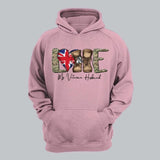 Personalized Love My UK Veteran Husband Tshirt Hoodie Or Sweatshirt Printed QTHQ1211