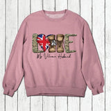 Personalized Love My UK Veteran Husband Tshirt Hoodie Or Sweatshirt Printed QTHQ1211