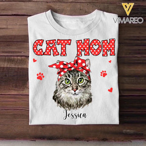 Personalized Cat Mom Tshirt Hoodie Or Sweatshirt Printed 22NOV-DT12