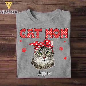 Personalized Cat Mom Tshirt Hoodie Or Sweatshirt Printed 22NOV-DT12