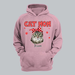 Personalized Cat Mom Tshirt Hoodie Or Sweatshirt Printed 22NOV-DT12