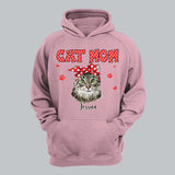 Personalized Cat Mom Tshirt Hoodie Or Sweatshirt Printed 22NOV-DT12