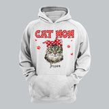 Personalized Cat Mom Tshirt Hoodie Or Sweatshirt Printed 22NOV-DT12