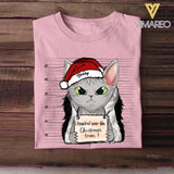 Personalized I Knocked Over The Christmas Tree  Cat Lovers Tshirt Hoodie Or Sweatshirt Printed QTDT2511