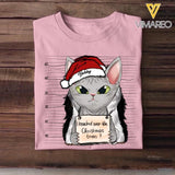 Personalized I Knocked Over The Christmas Tree  Cat Lovers Tshirt Hoodie Or Sweatshirt Printed QTDT2511