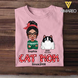 Personalized Cat Mom Shirt Printed 22NOV-HQ29