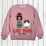 Personalized Cat Mom Shirt Printed 22NOV-HQ29