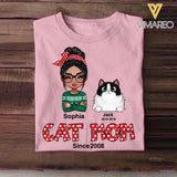 Personalized Cat Mom Shirt Printed 22NOV-HQ29
