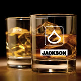 Personalized US Solider/ Veteran Rank Name Whiskey Glass 3D Printed  22DEC-HQ05