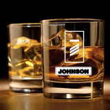 Personalized German Solider/ Veteran Rank Name Whiskey Glass 3D Printed  22DEC-HQ05