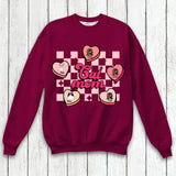 Personalized Cat Mom Sweatshirt Or Tshirt Printed QTHQ3101