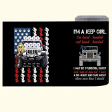 Personalized I'm A Jeep Girl I'm Hard Headed Not Hand Hearted I May Be Stubborn Sassy Can Cooler 16oz Printed MTDT2206