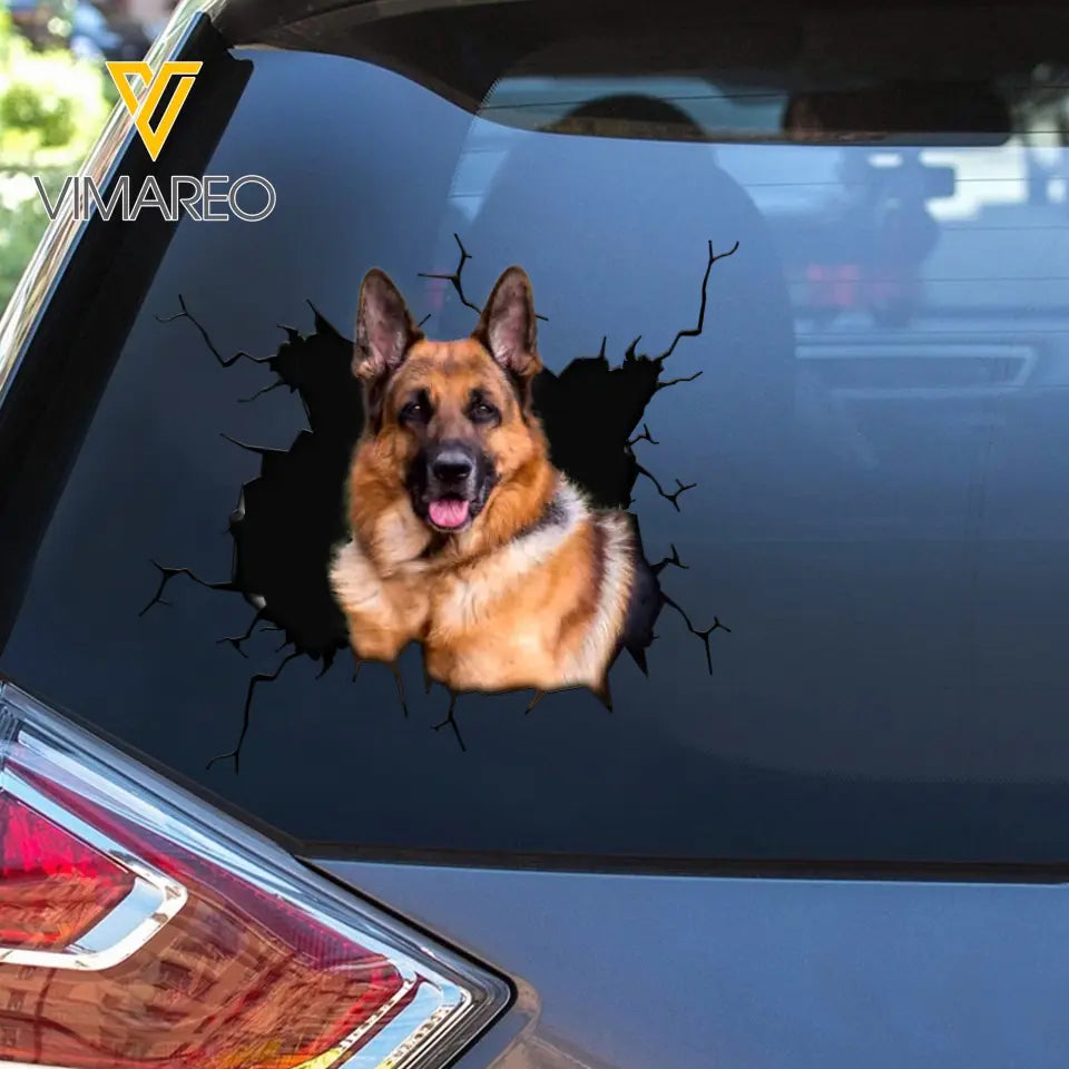 Personalized Upload Your Dog Photo Decal Printed PTN2023146