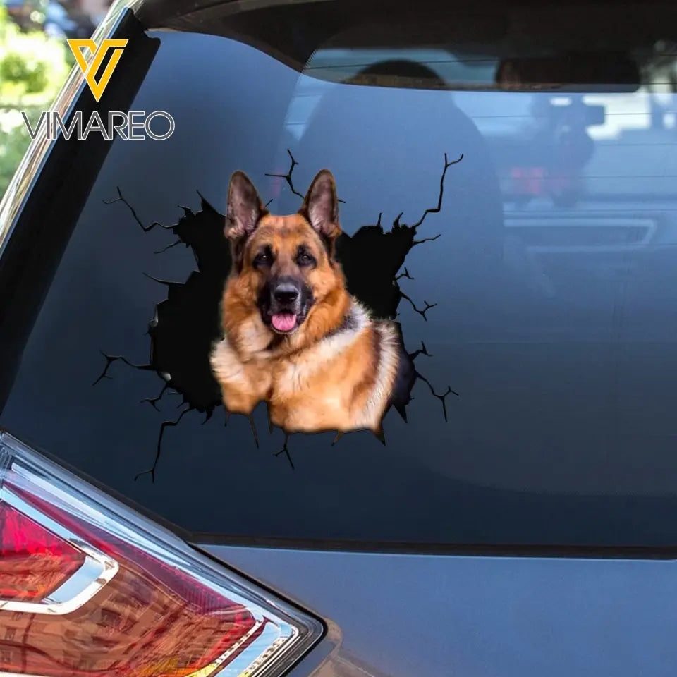 Personalized Upload Your Dog Photo Decal Printed PTN2023146