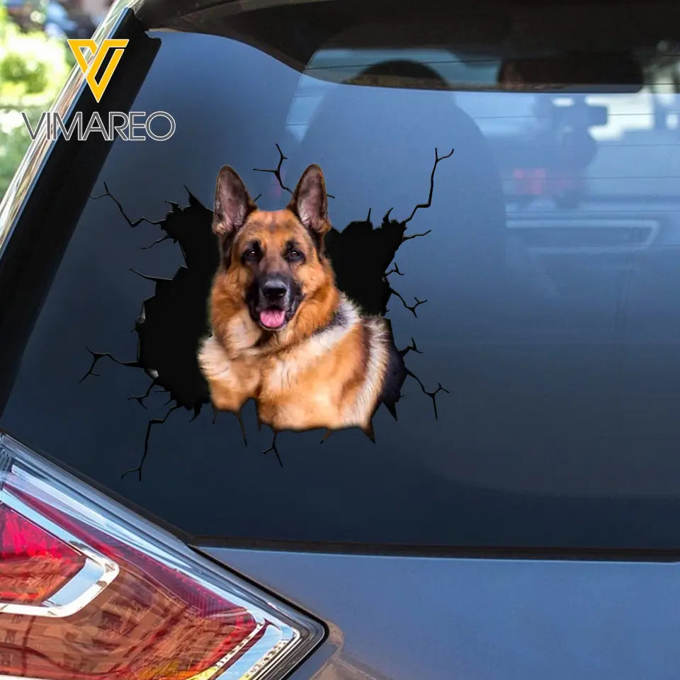 Personalized Upload Your Dog Photo Decal Printed PTN2023146