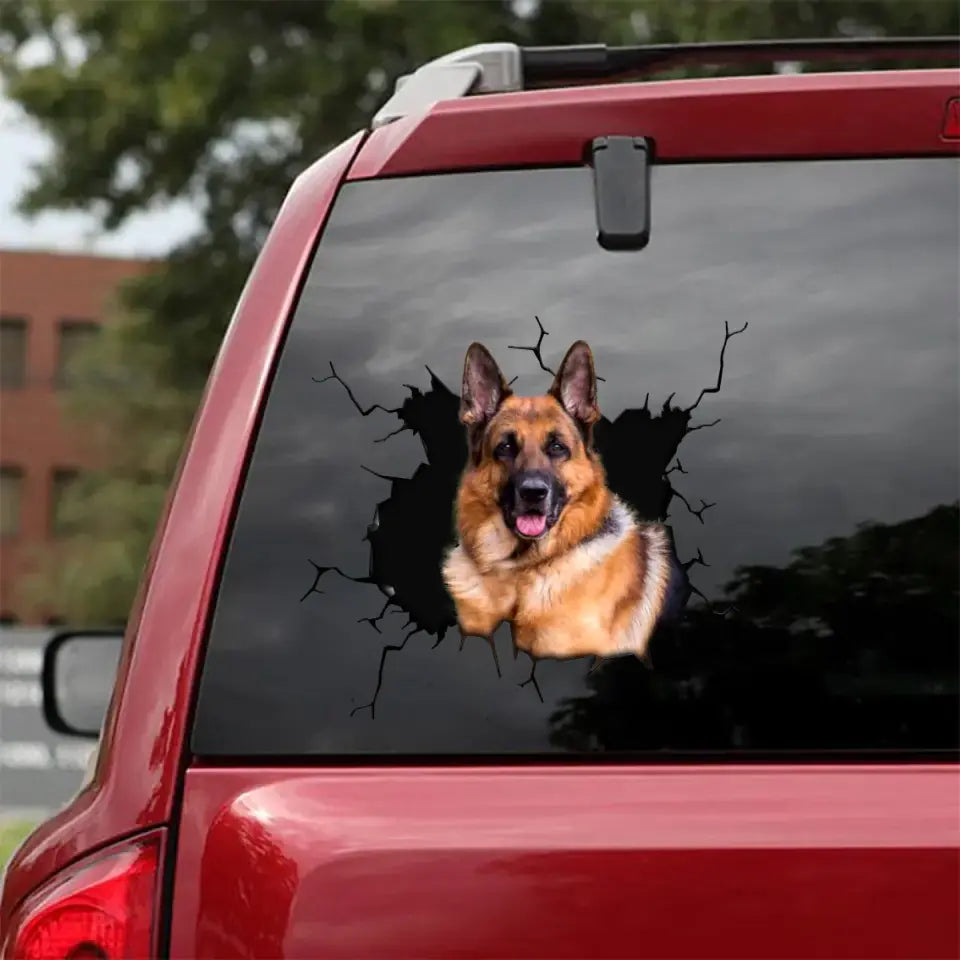 Personalized Upload Your Dog Photo Decal Printed PTN2023146