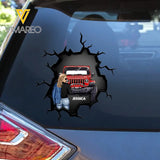 Personalized Jeep Girl with Name Decal Printed MTPTN2023165