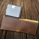 Personalized US Military Retired Leather Wallet QTPN2023139