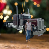 Personalized Upload Your Truck Photo Acrylic Ornament Printed QTKVH23722