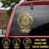 Personalized Canadian Veteran Decal Printed QTKH740