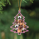 Personalized Upload Your Dog Photo Christmas Tree Acrylic Ornament Printed QTPTN23779