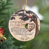 Personalized A Limb Has Fallen From Our Family Tree  Memorial Wooden Ornament Printed HTHVQ23807