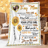 Personalized But To Me You Are The World Mom Sherpa or Fleece Blanket Printed HTHVQ23827