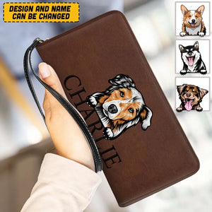 Personalized Dog Names Dog Lovers Gift Leather Wallet HHDT23834