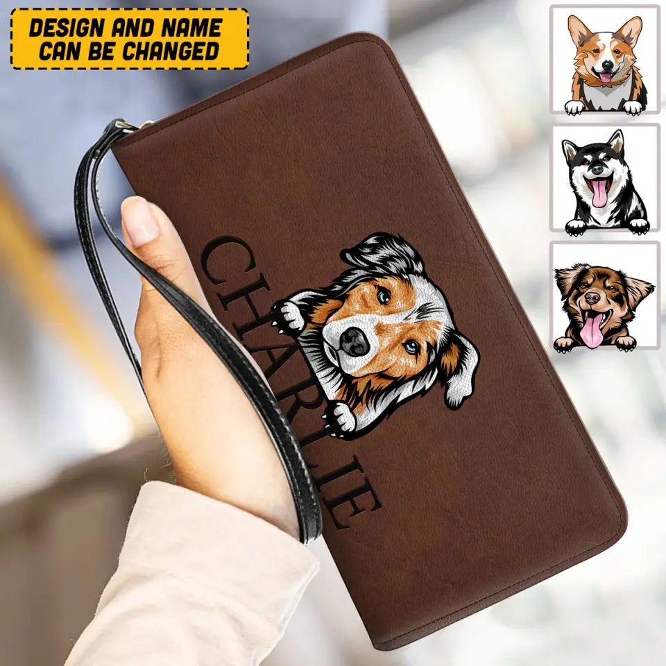Personalized Dog Names Dog Lovers Gift Leather Wallet HHDT23834