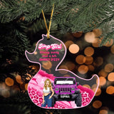 Personalized Jeep Girl Classy Sassy And A Bit Smart Acrylic Ornament Printed NTMTHN23878