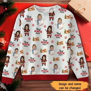 Personalized Best Auntie Ever Sweatshirt 3D Printed HTHHN23901