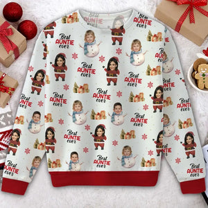 Personalized Best Auntie Ever Sweatshirt 3D Printed HTHHN23901